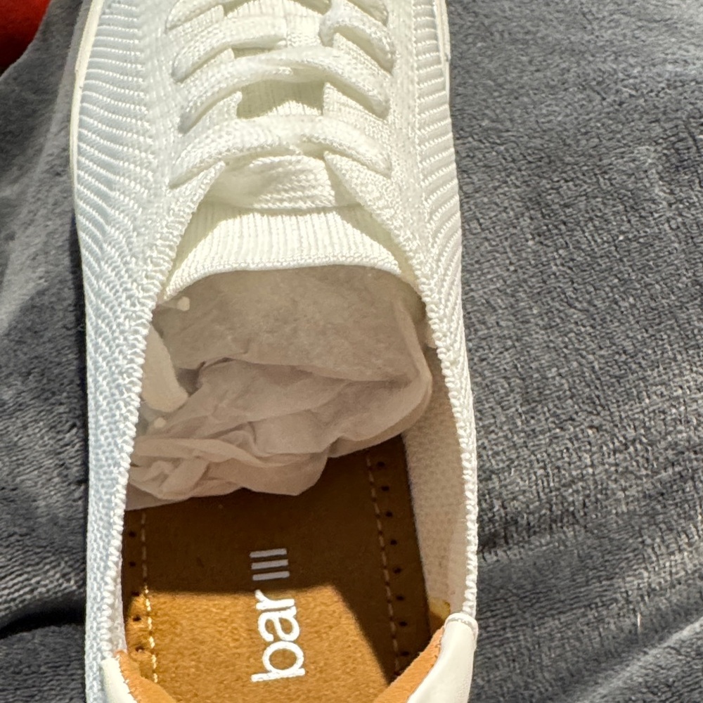 Bar III Classic White Men's Sneakers